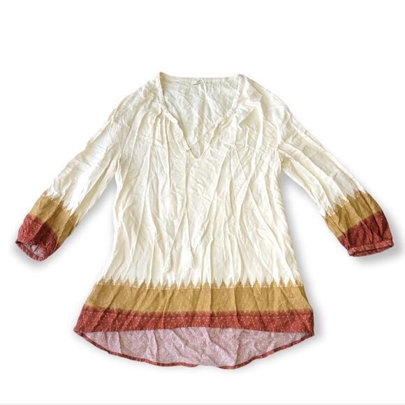 Joie Sancia Ikat Print Top medium - Picture 1 of 7